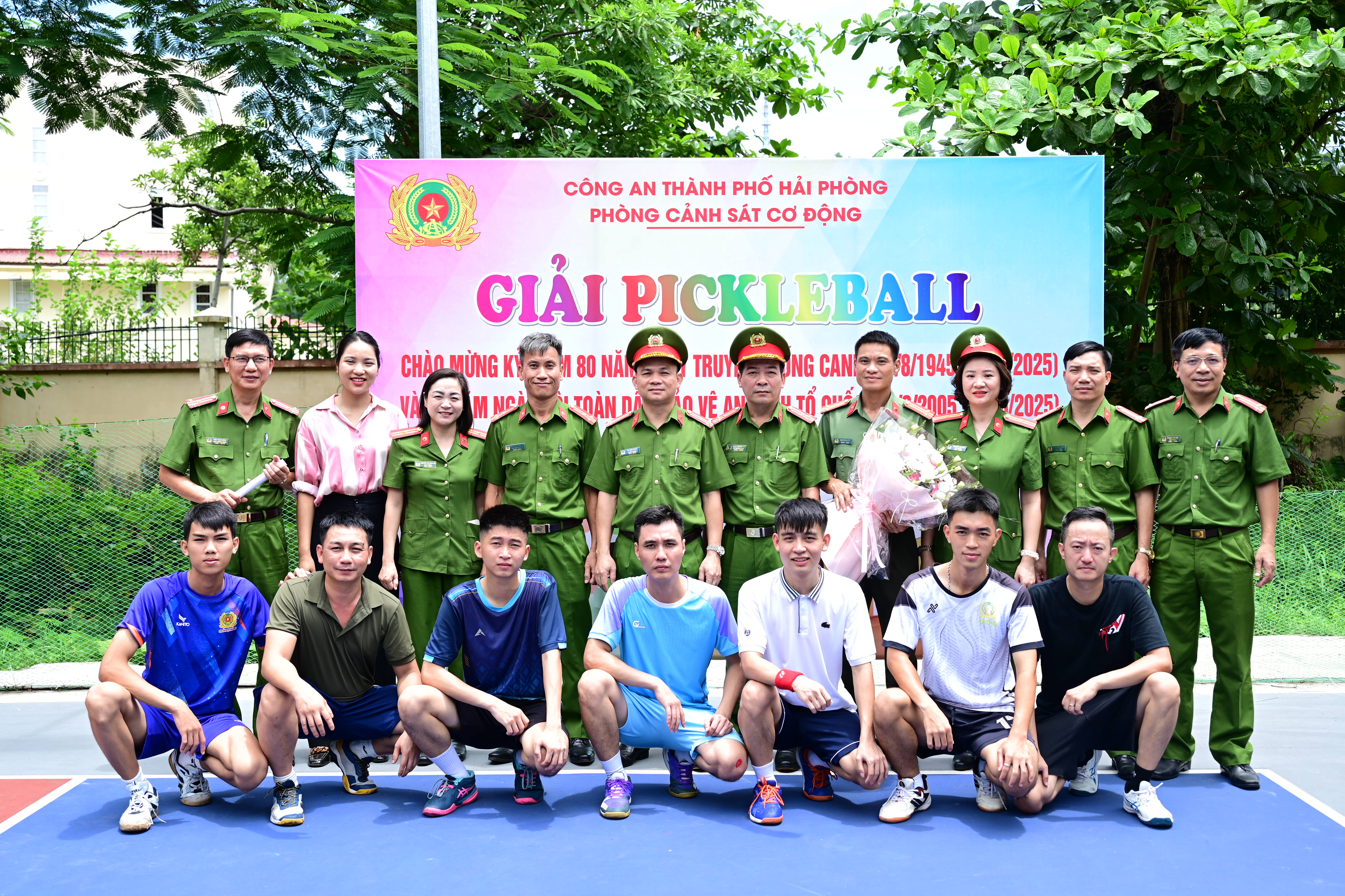 Phòng Cảnh sát cơ động: Tổ chức thành công giải Pickleball chào mừng kỷ niệm 80 năm Ngày truyền thống CAND Việt Nam